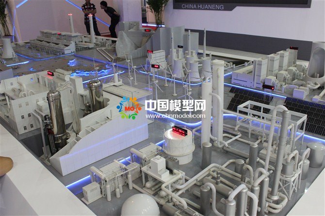 熱電站模型，核電站模型，火力發電站少盤