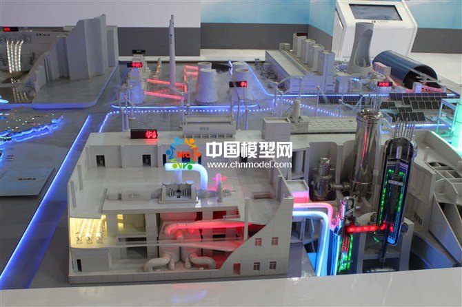 熱電站模型，核電站模型，火力發電站少盤