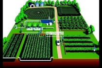 農業施肥沙盤模型，農業灌溉沙盤模型，植保機械模型