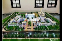 安康中學新、老校區(qū)建設(shè)沙盤模型建成